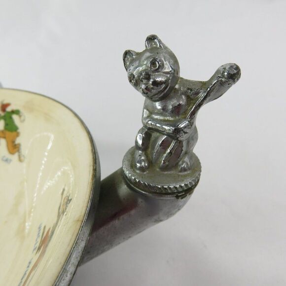 Uncle Wiggily Warming Dish 1920s Antique Faraberwa re Baby Feeding Bowl - Picture 4 of 10